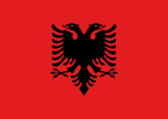 Flagge Albanien